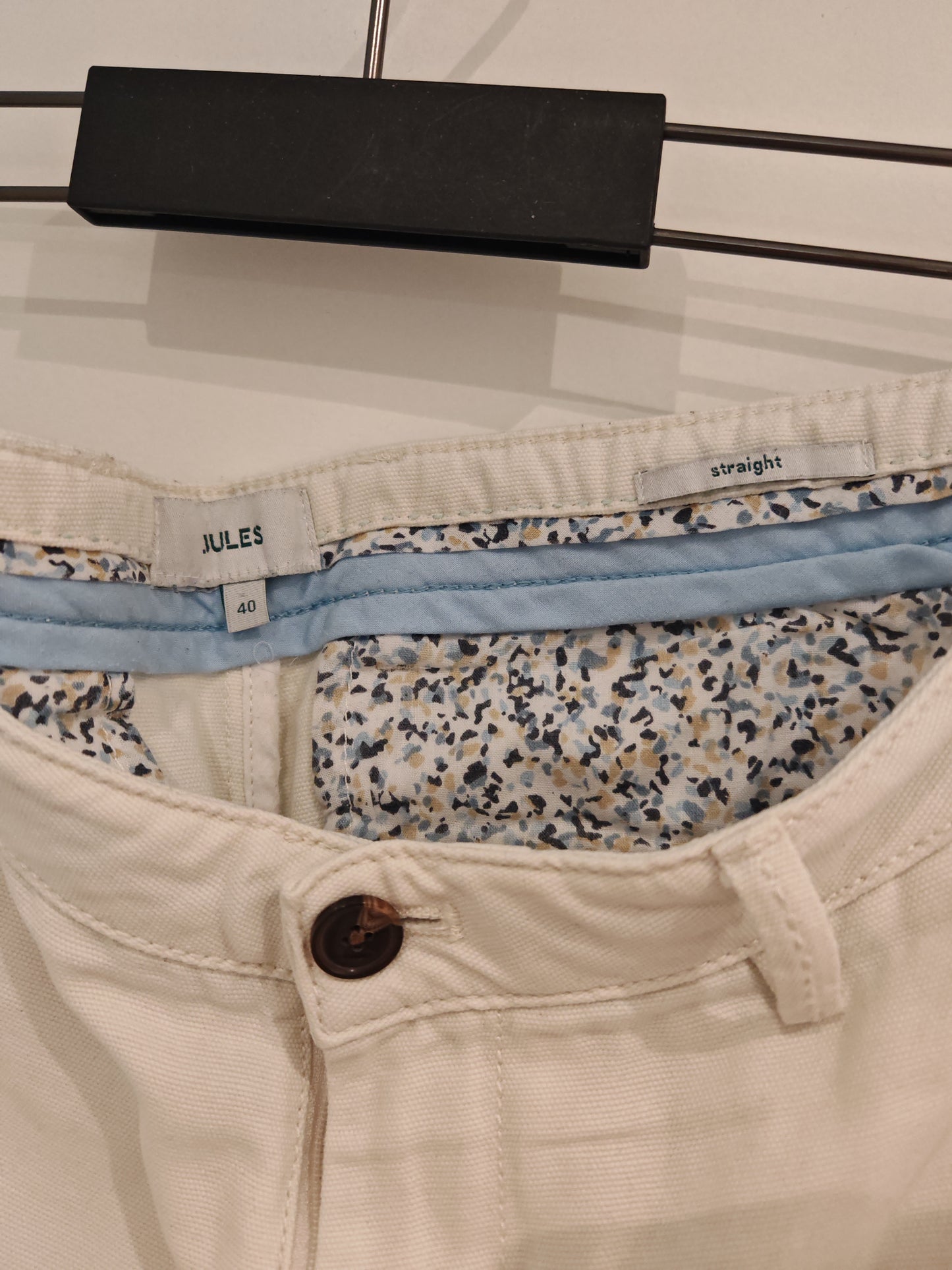 Pantalon chino canvas leger droit