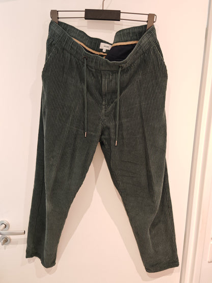 Pantalon jogger en velours grosse côtes