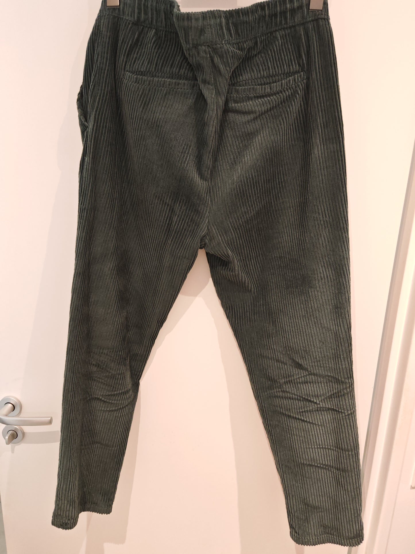 Pantalon jogger en velours grosse côtes