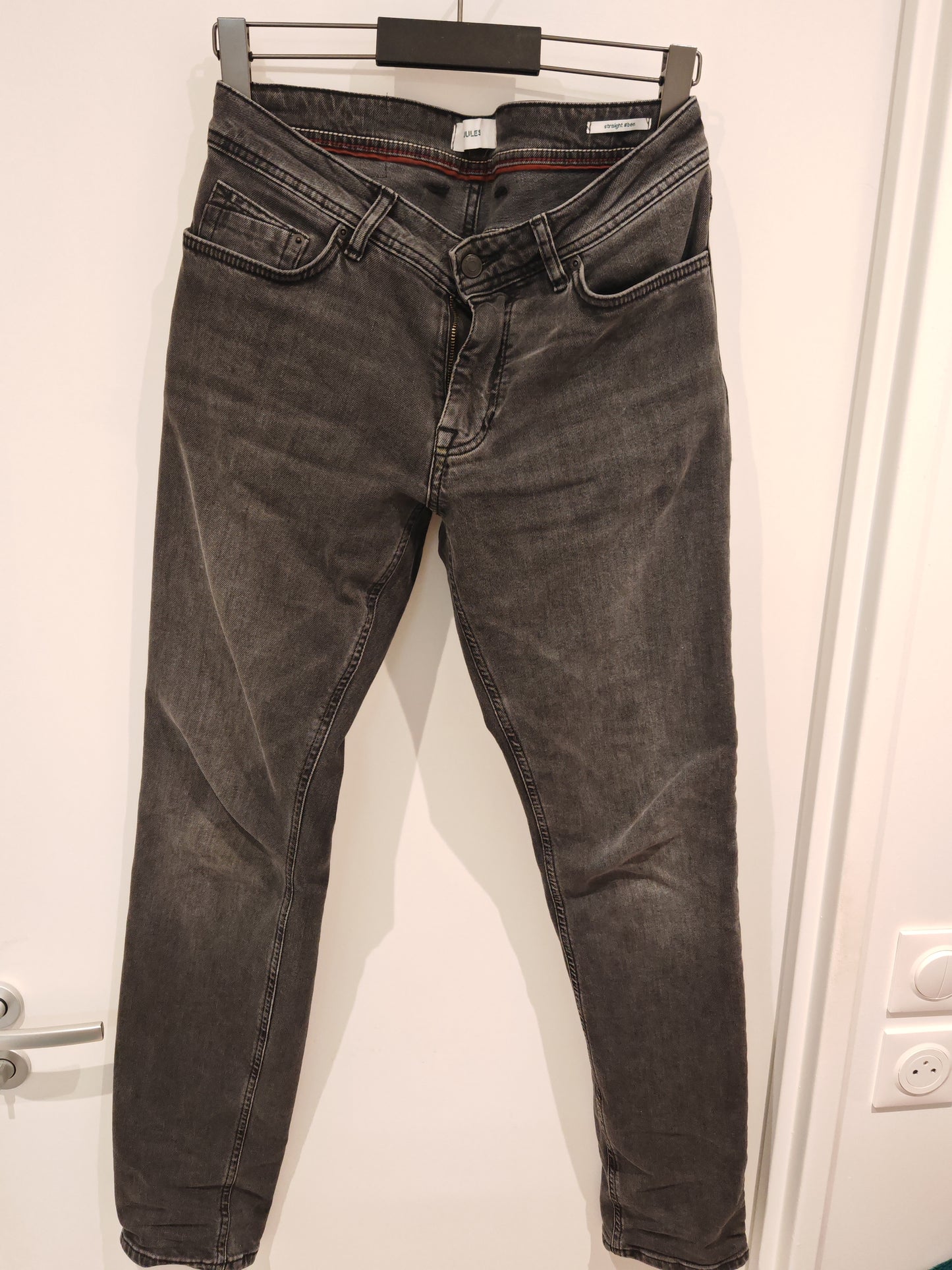 Jean straight 4 longueurs en coton recyclé