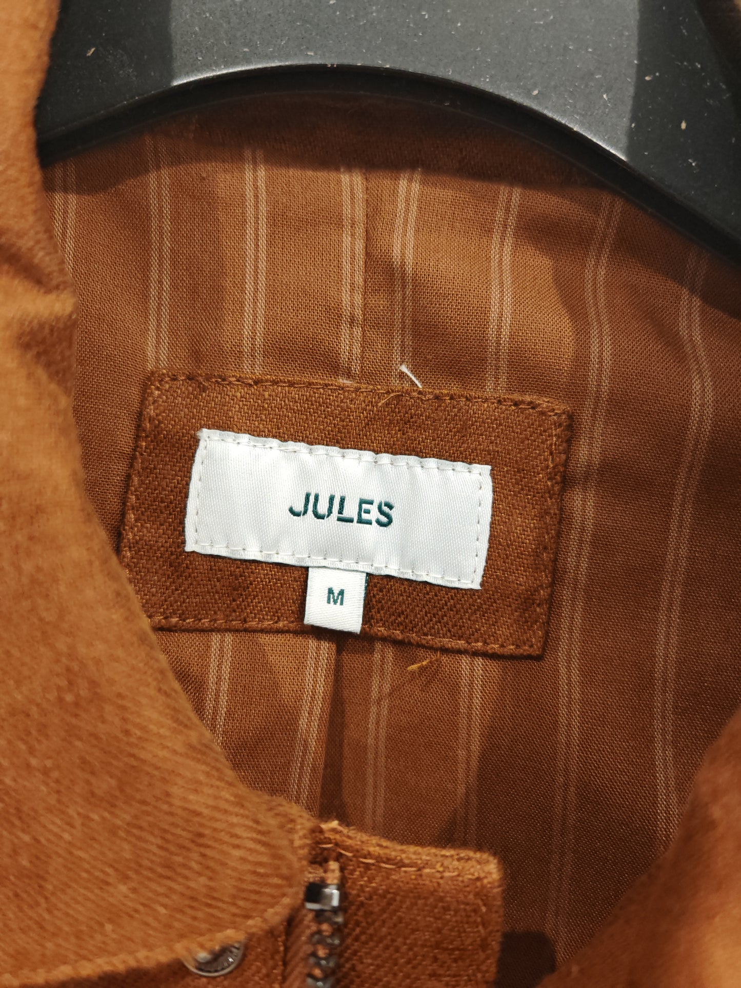 Blouson en lin col chemise