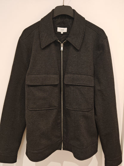 Blouson à carreaux col chemise