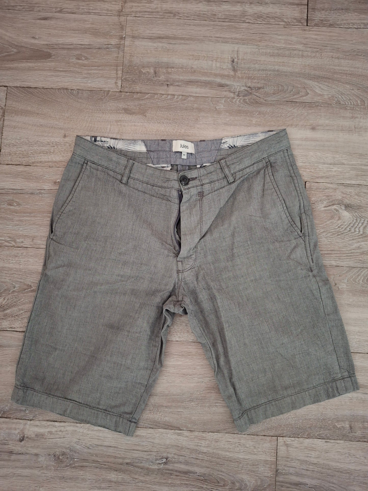 Bermuda chino basique structuré