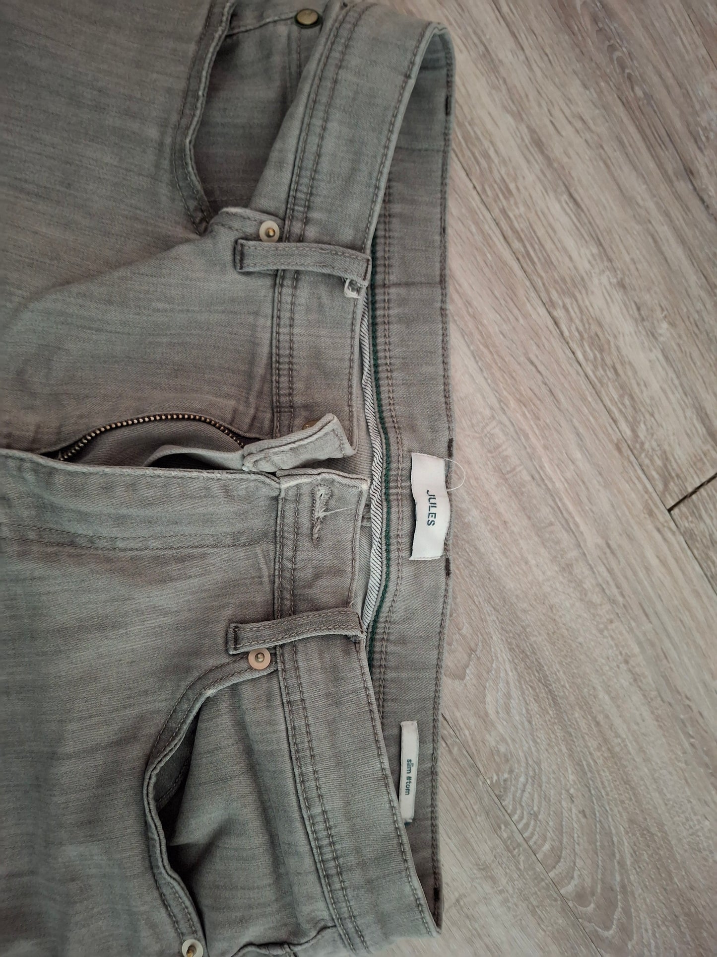 Jean slim #Tom urbanflex 4 longueurs gri