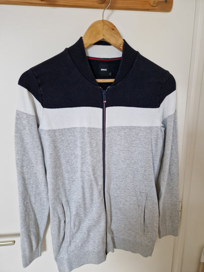 Gilet col teddy color bloc jg 12