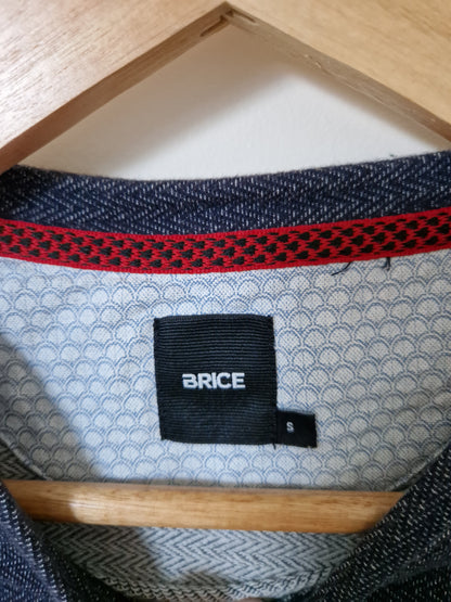 Sweat motifs à chevrons poche poitrine