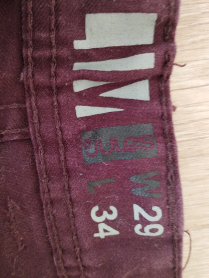 Pantalon bordeaux