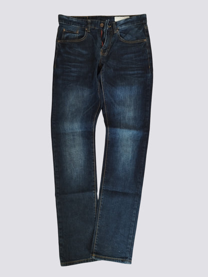 Jean effet légèrement délavé