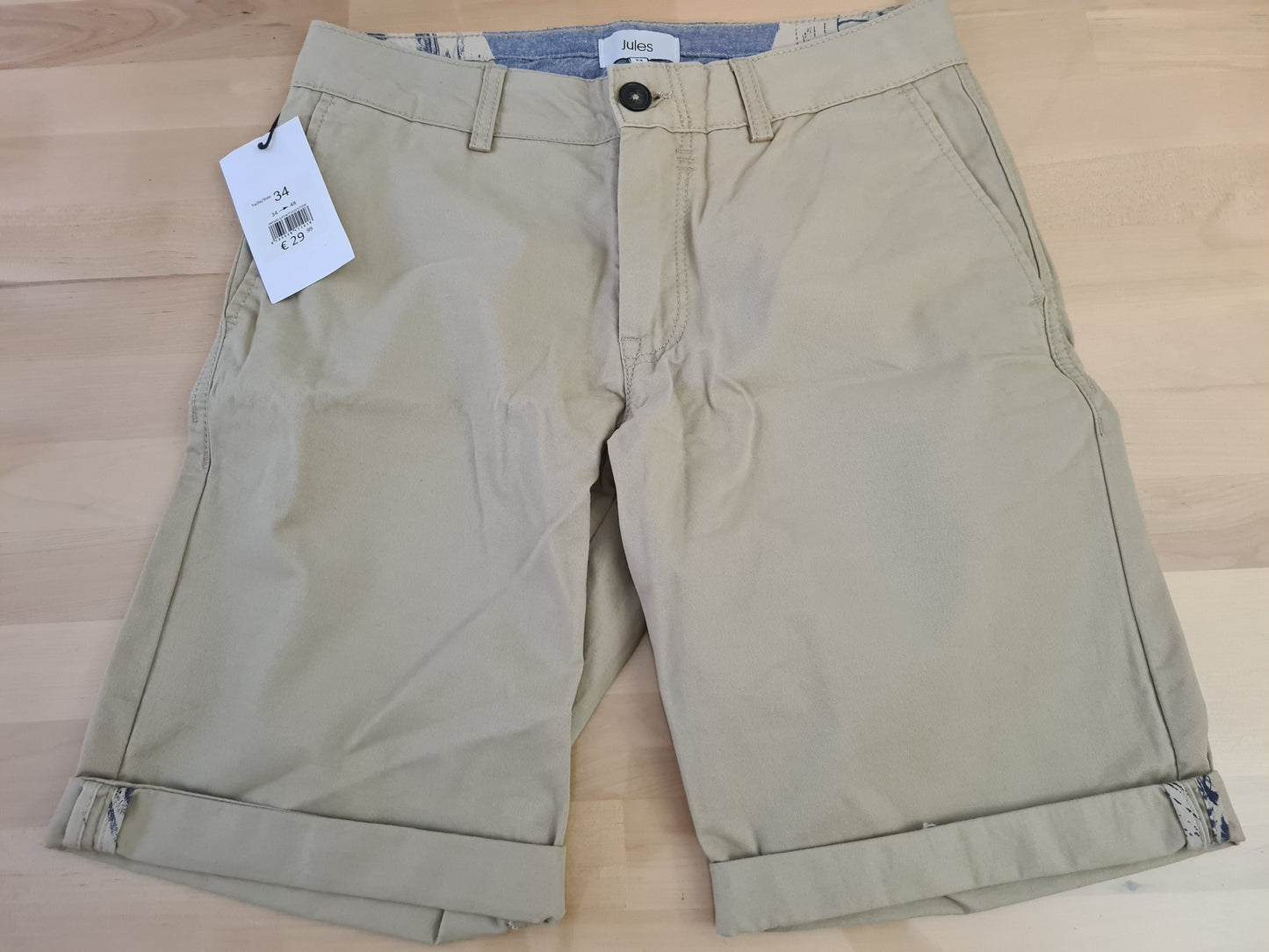 Bermuda chino basique uni