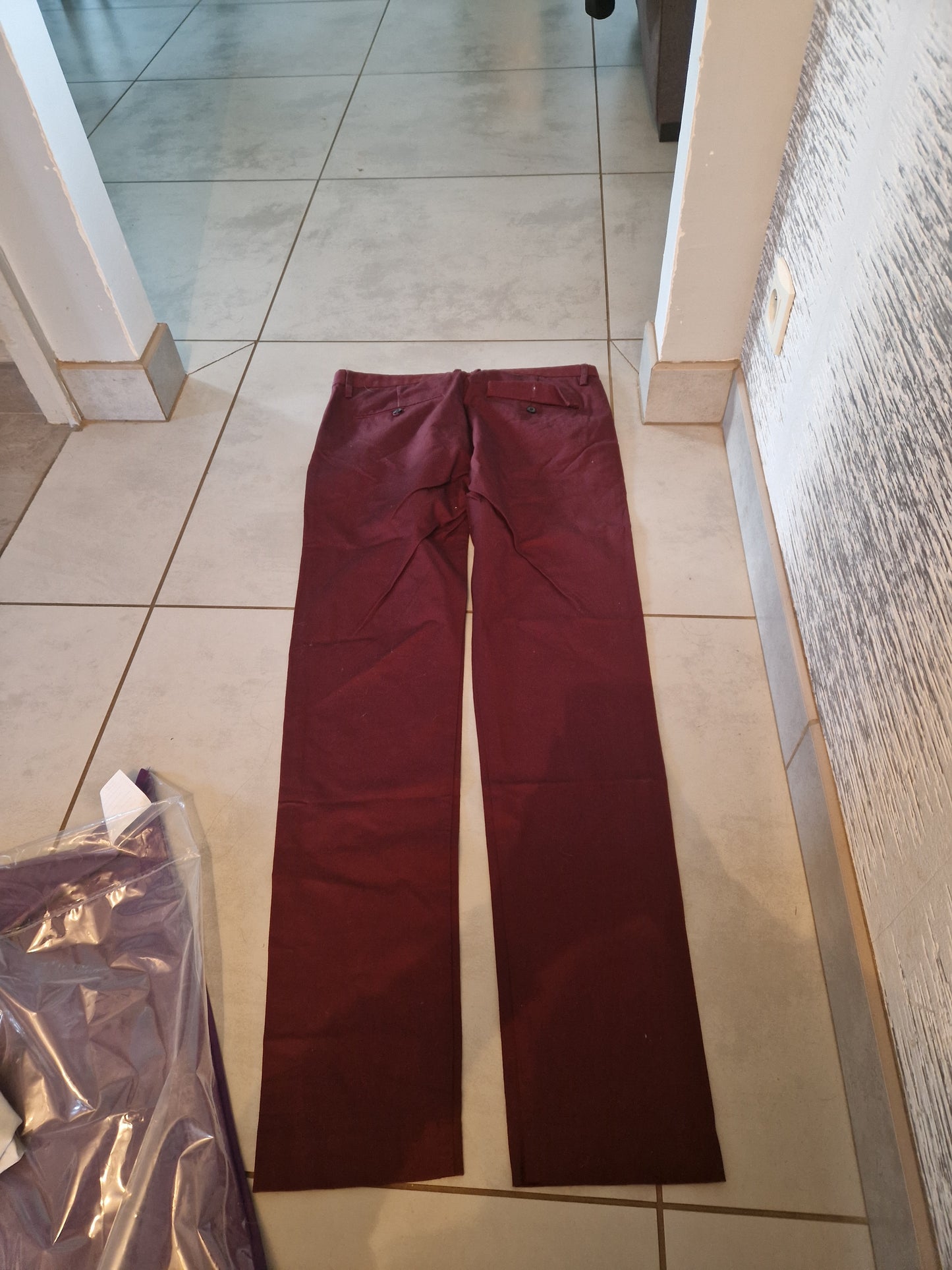 Pantalon bordeaux
