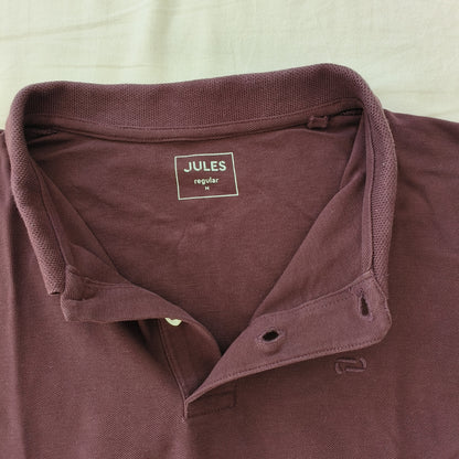 Polo manche longue bordeaux Taille M