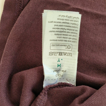 Polo manche longue bordeaux Taille M