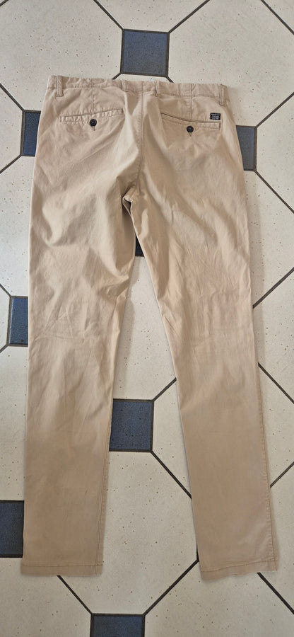 Chino coupe slim 4 longueurs uni Sasha