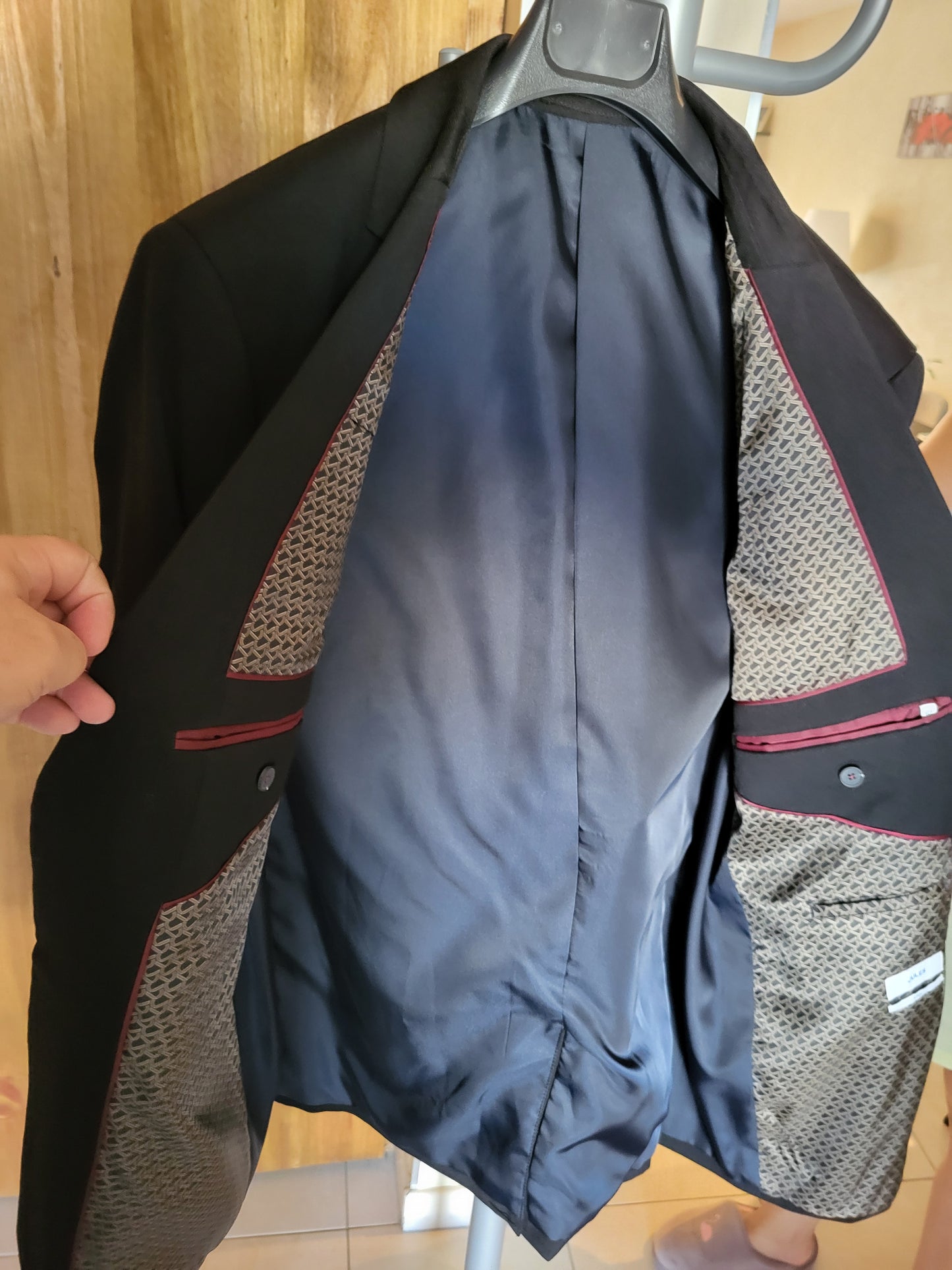 Veste costume, noir