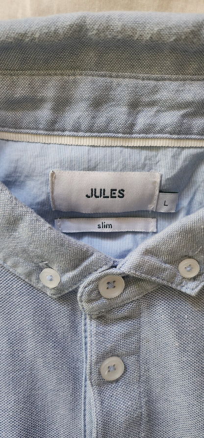 Polo manches longues piqué col boutonné oxford