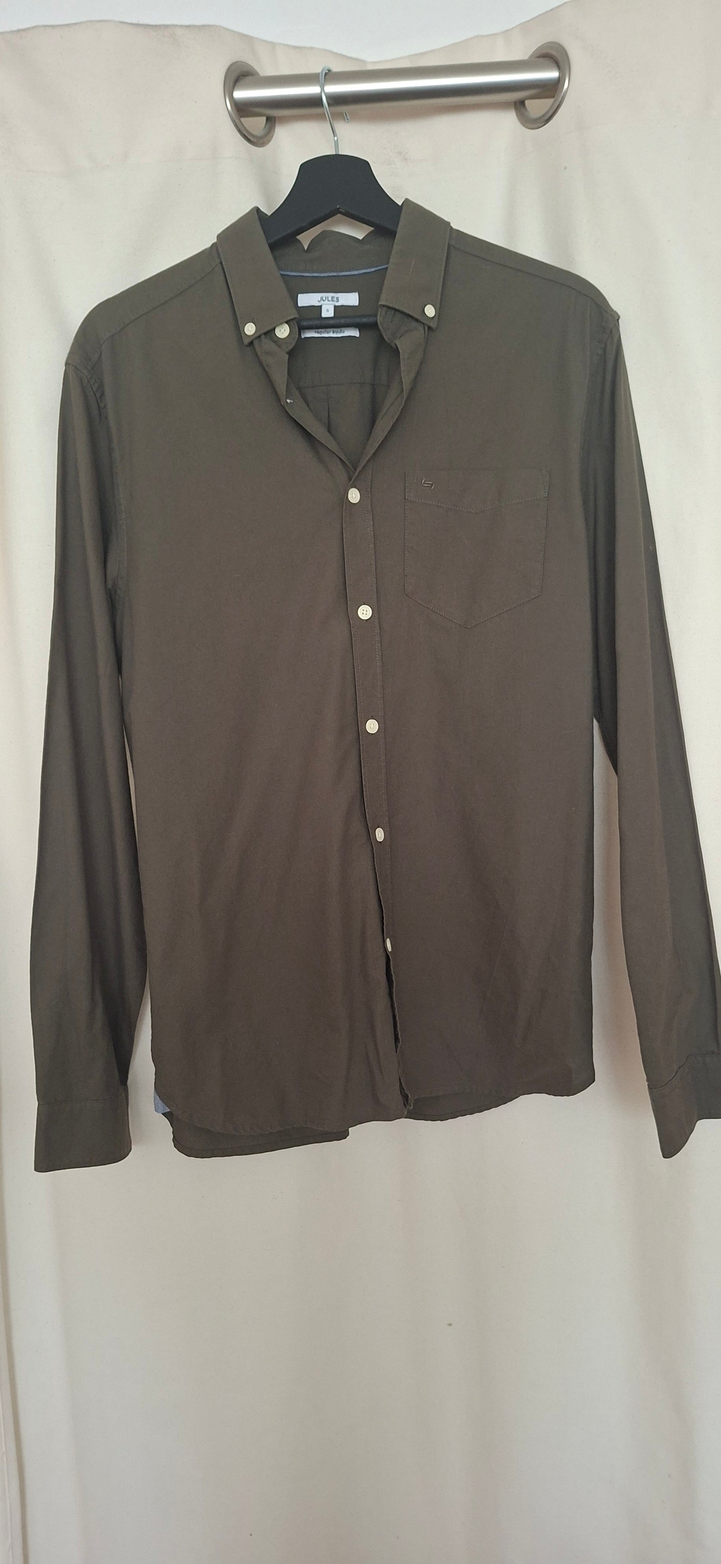 Chemise regular oxford unie coton biologique