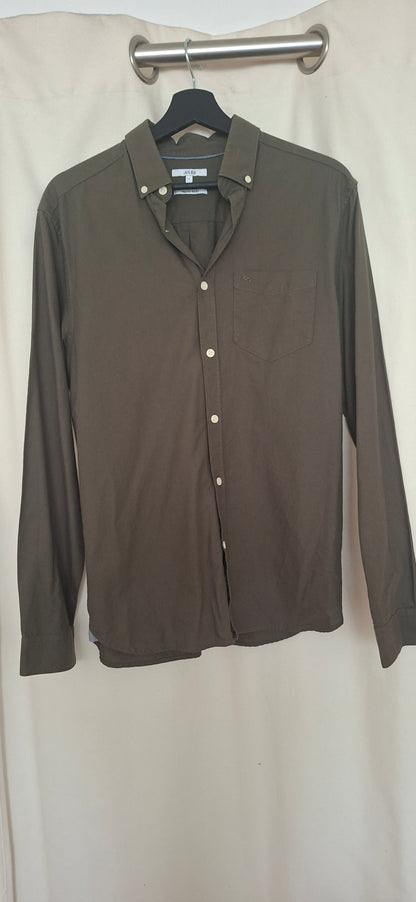 Chemise regular oxford unie coton biologique