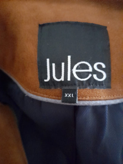 Veste en daim marron