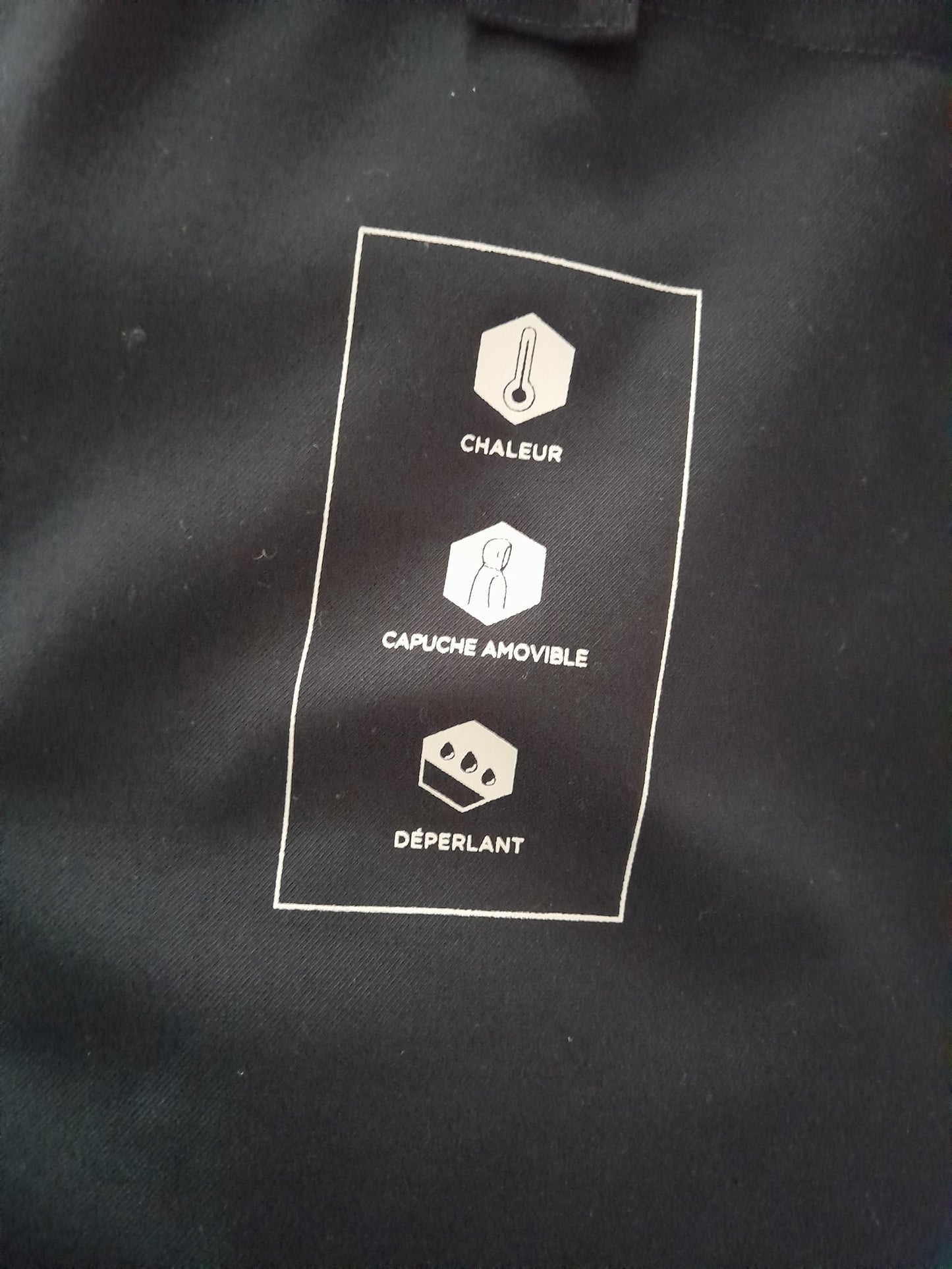 Parka déperlante duvet et capuche