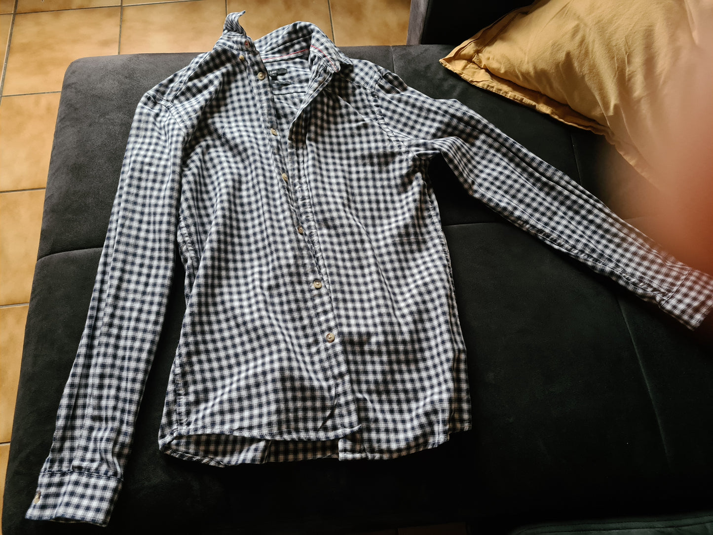 Chemise à carreaux coupe slim