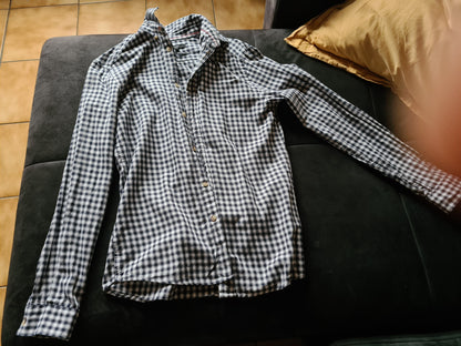 Chemise à carreaux coupe slim