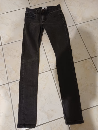 Jean skinny en coton et polyester recyclés waterless