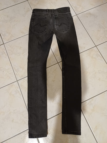 Jean skinny en coton et polyester recyclés waterless