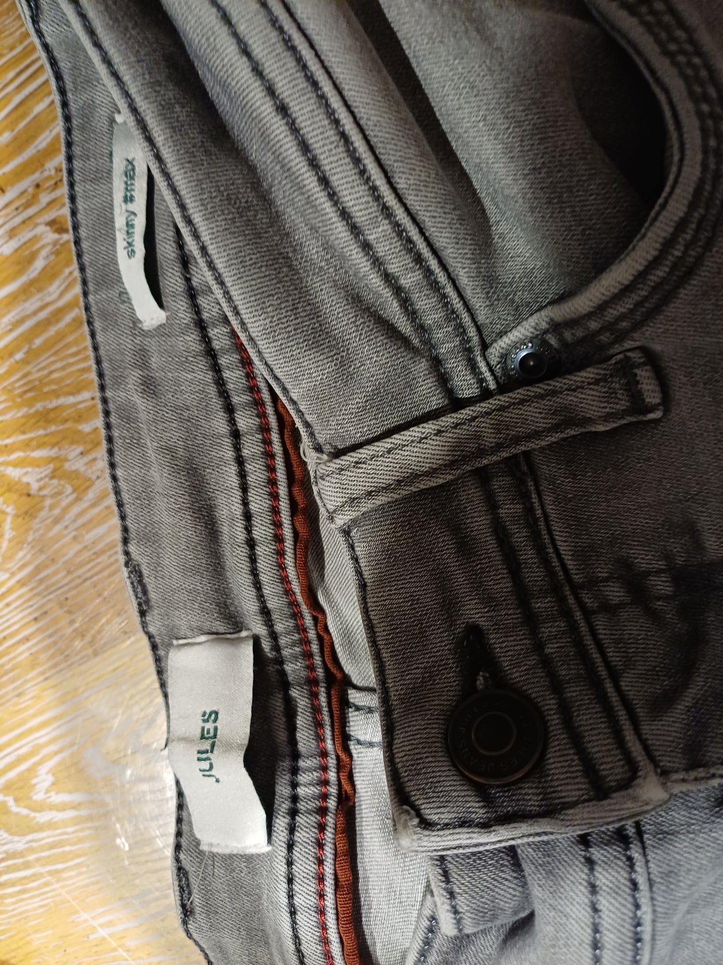 Jean skinny 3 longueurs en polyester recyclé
