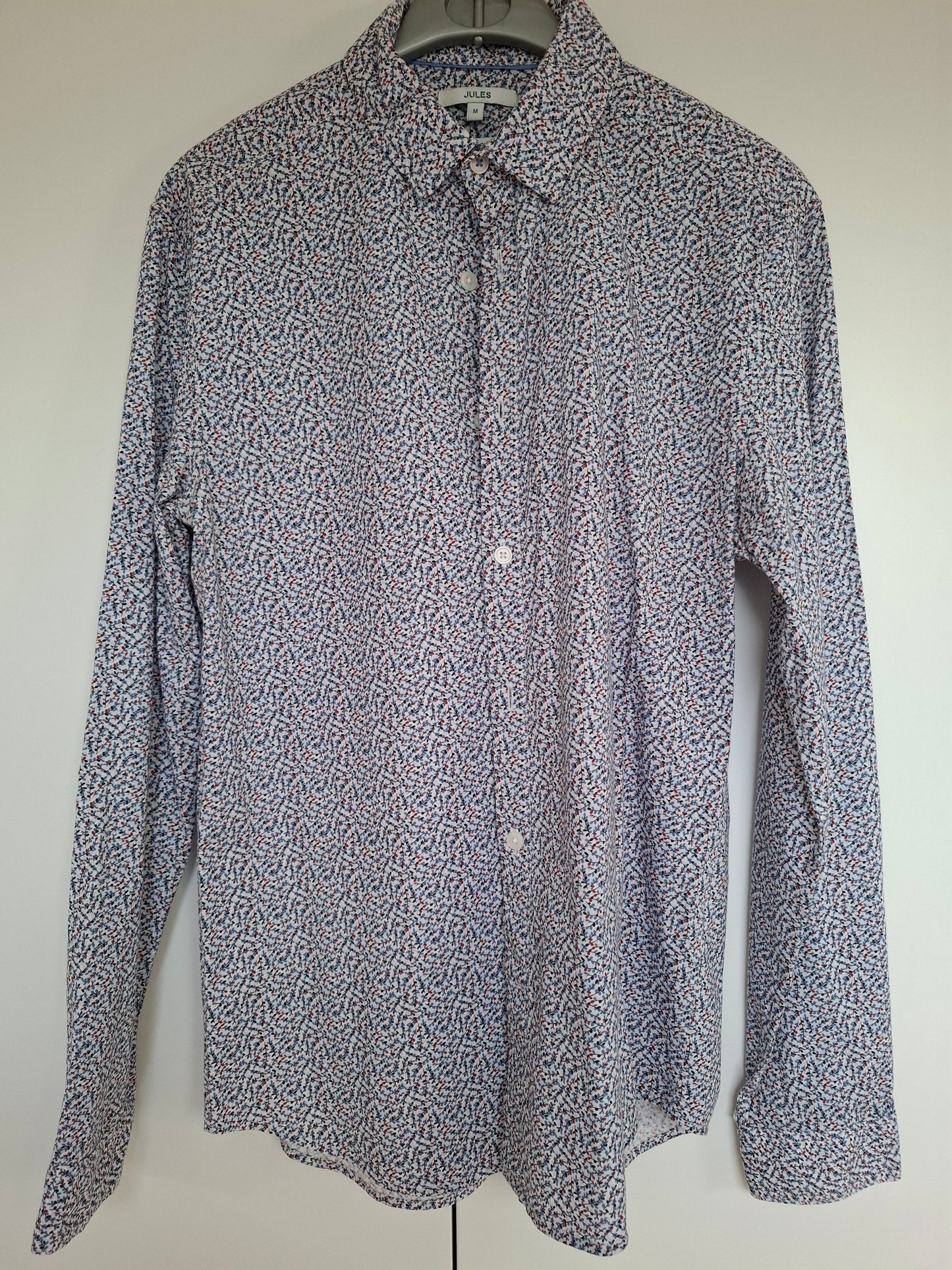 Chemise slim imprimé floral coton