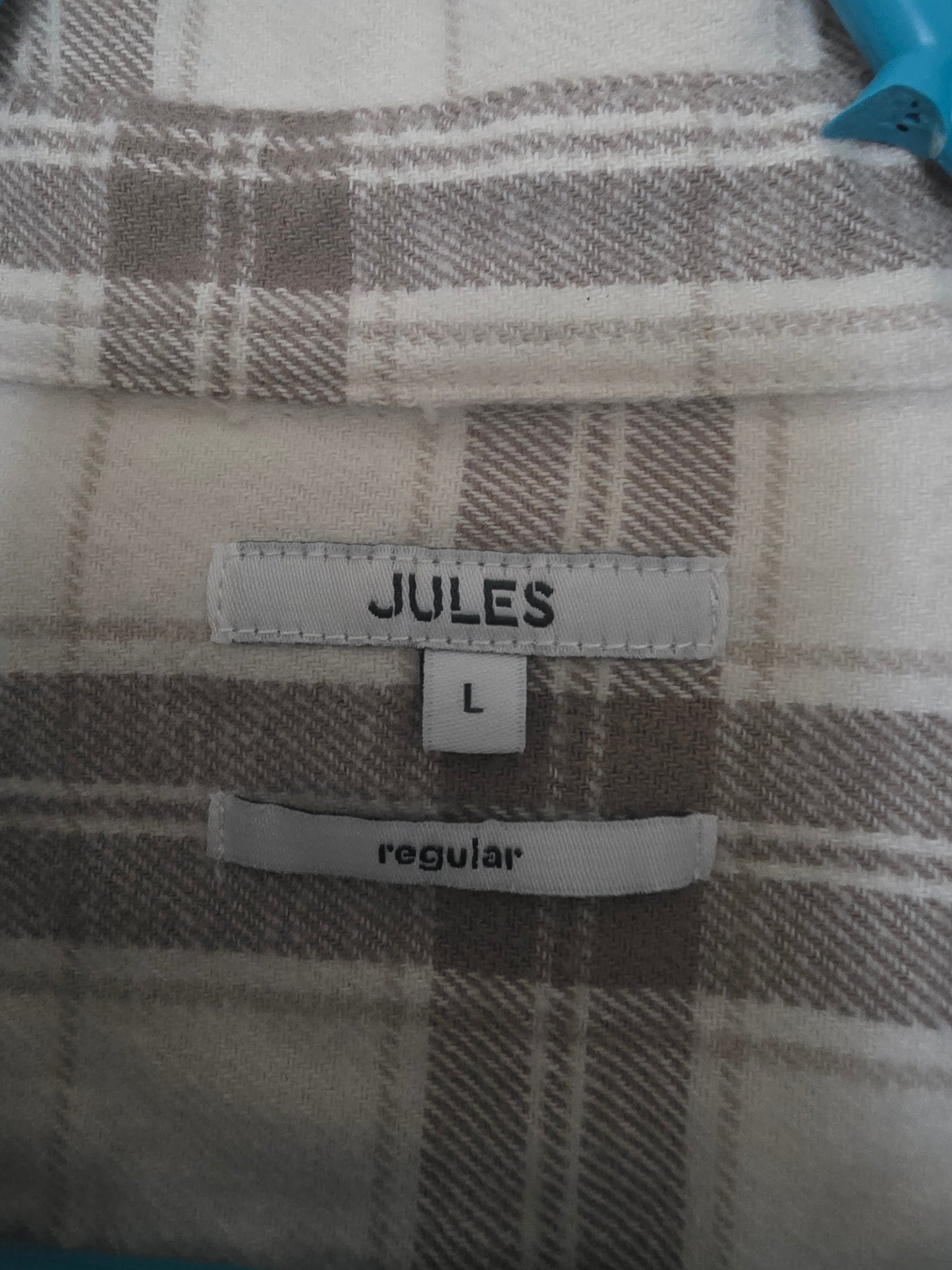 Surchemise à carreaux en coton