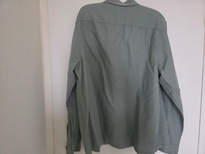 Surchemise unie lin coton