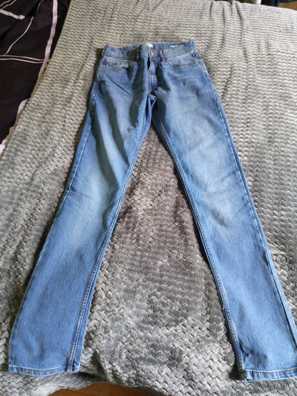Jean slim en coton et polyester recyclés