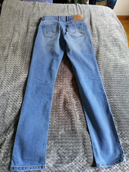 Jean slim en coton et polyester recyclés
