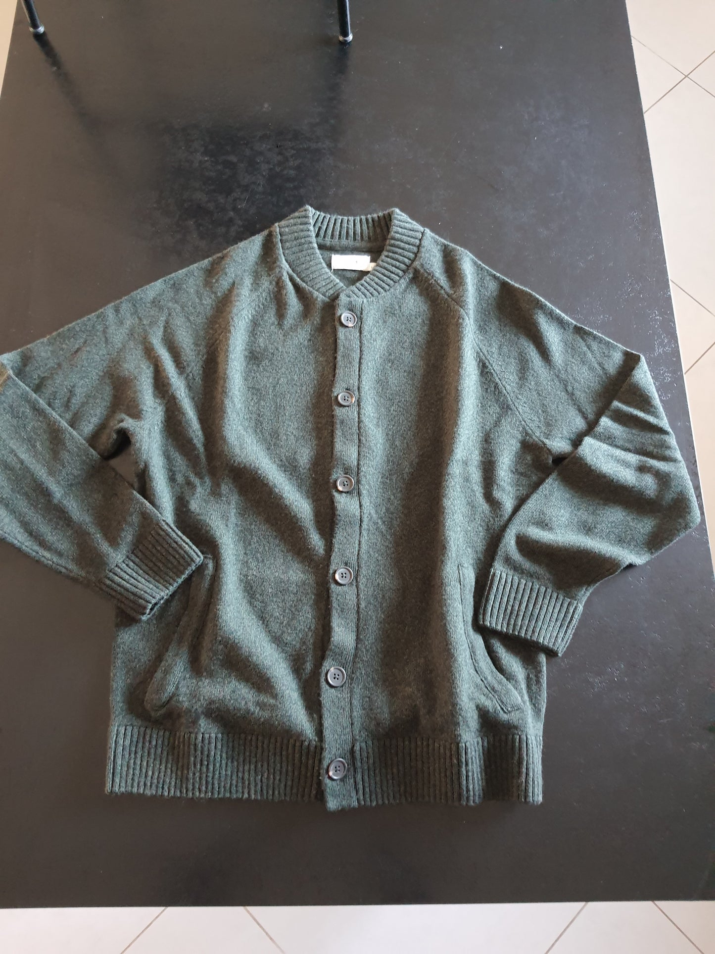 Cardigan boutonné uni