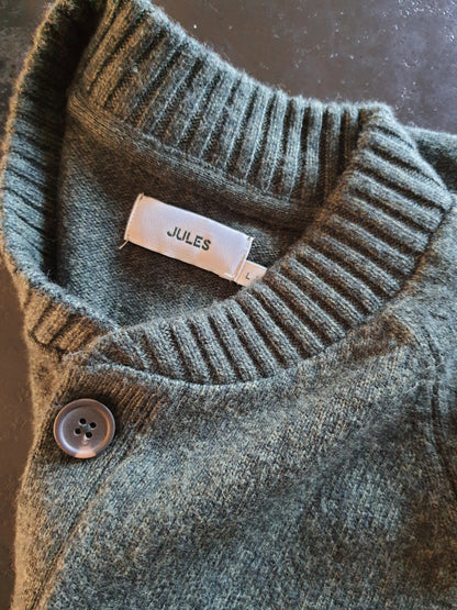 Cardigan boutonné uni