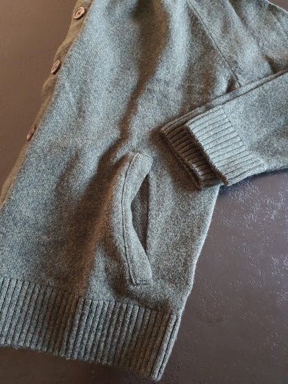 Cardigan boutonné uni