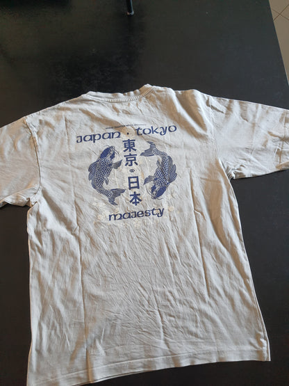 T-shirt manches courtes print japonais S