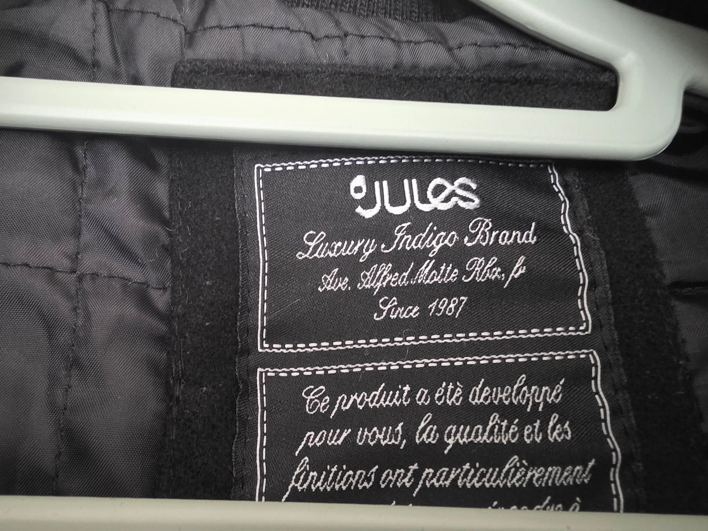 Blouson noir taille L