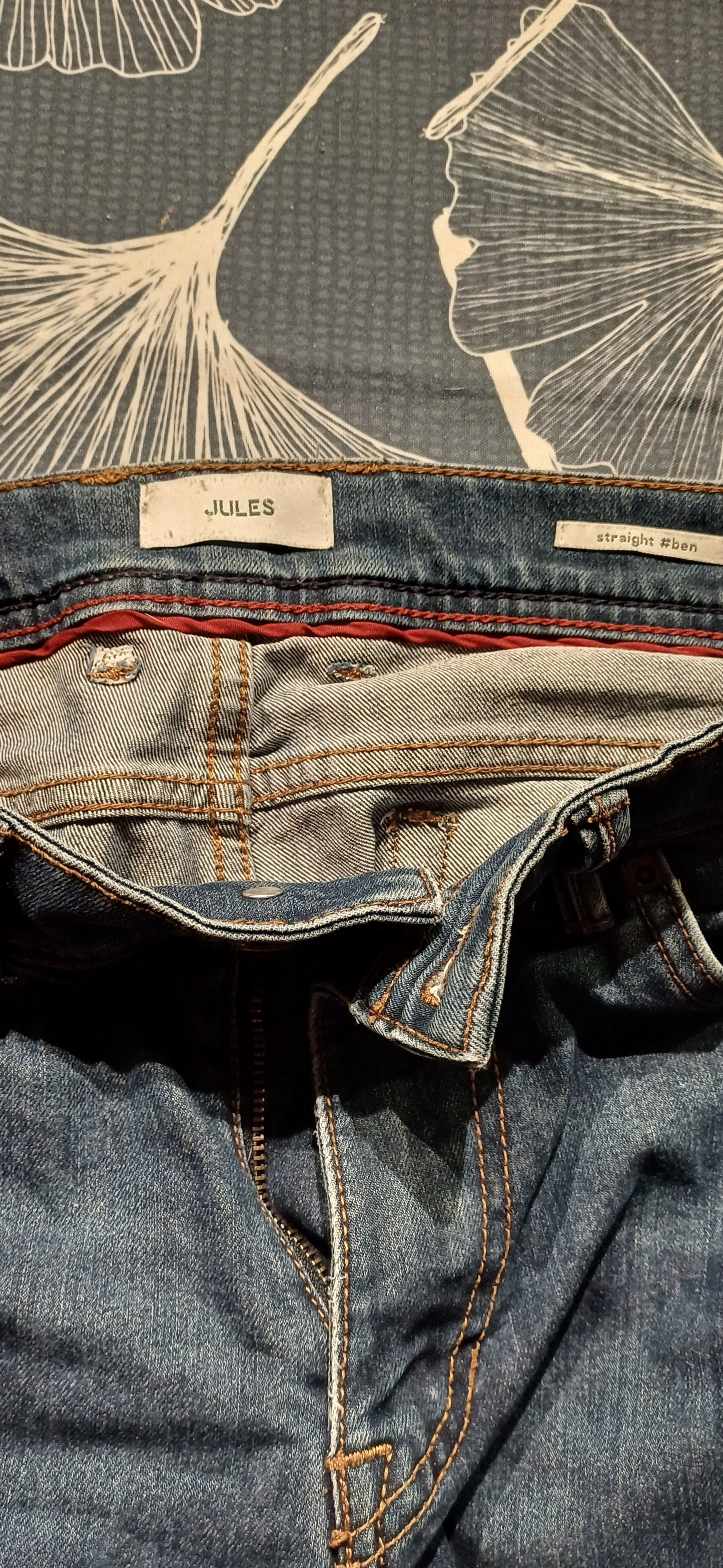 Jean straight 4 longueurs coton polyester recyclés