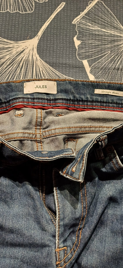 Jean straight 4 longueurs coton polyester recyclés