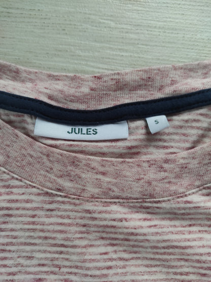 Tee shirt marinière et broderie poitrine