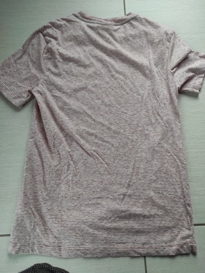 Tee shirt marinière et broderie poitrine