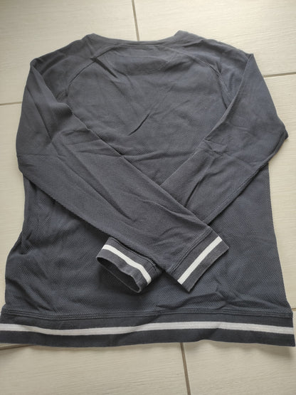 Tee-shirt col rond broderie poitrine