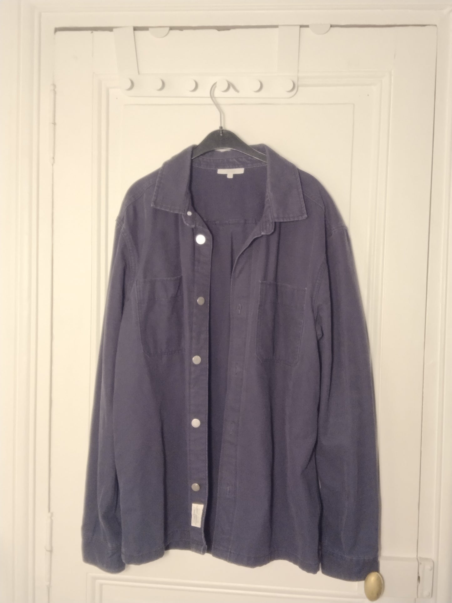 Surchemise unie effet workwear coton