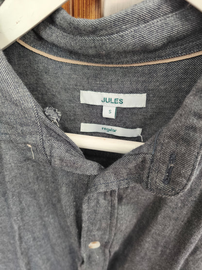 Chemise regular unie flanelle coton