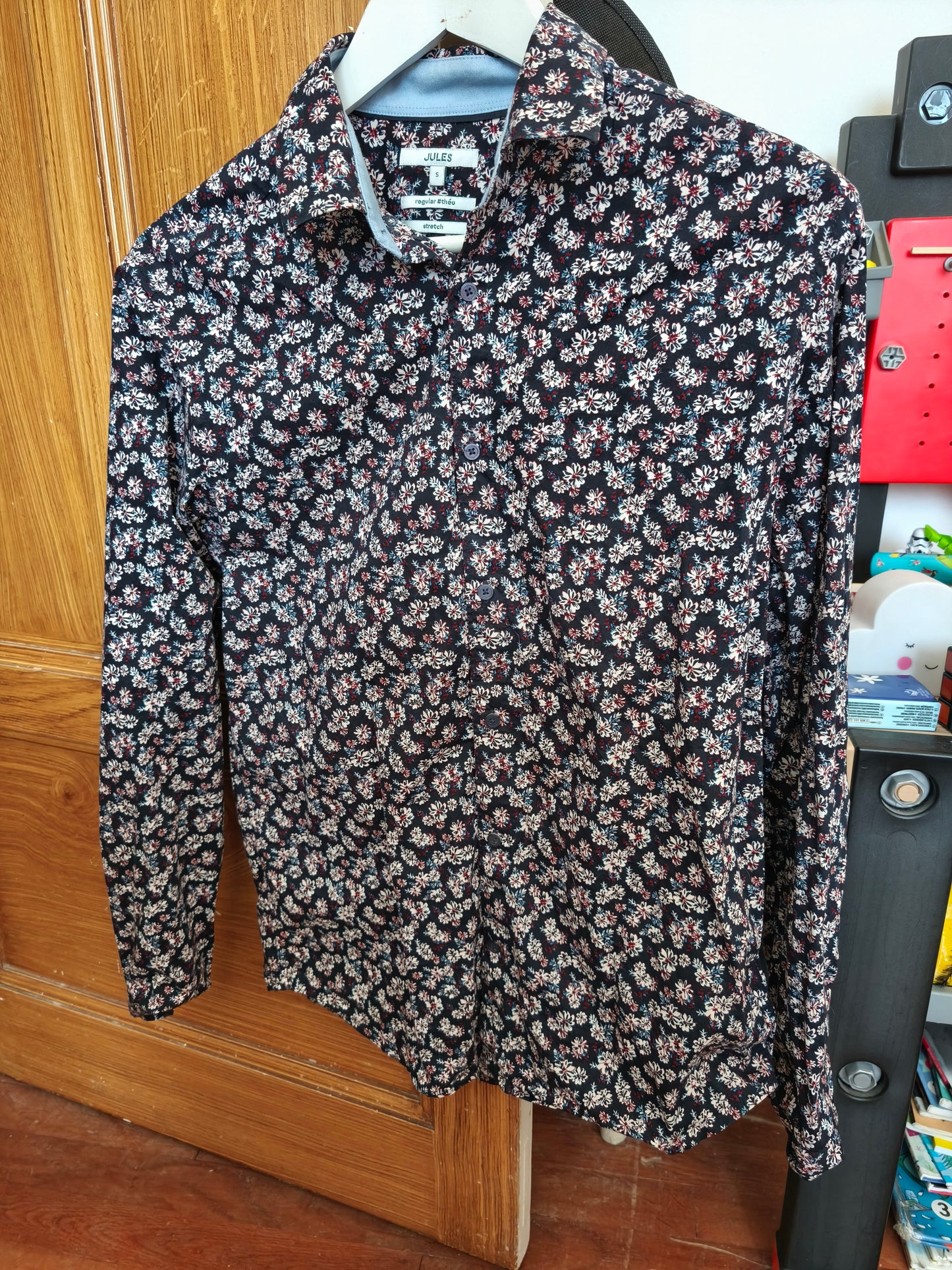 Chemise regular à fleur coton