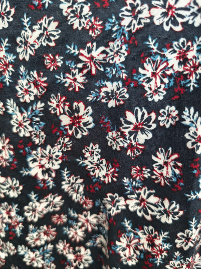 Chemise regular à fleur coton