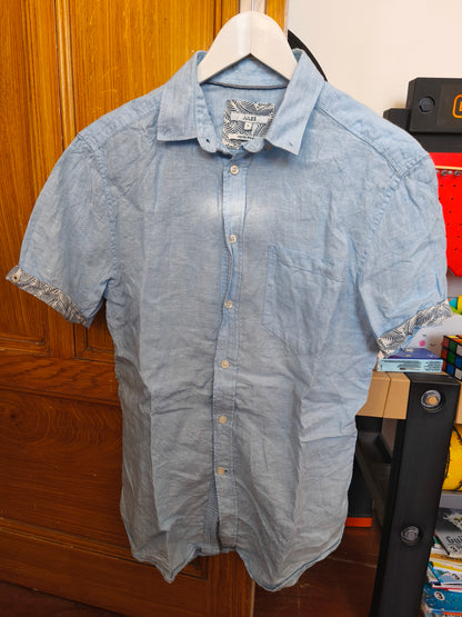 Chemisette regular lin français