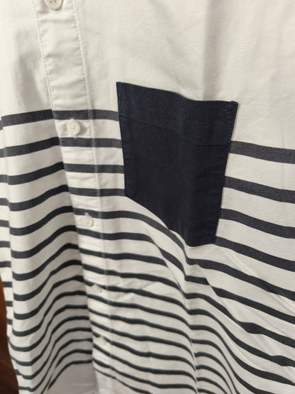 Chemise rayures bleues