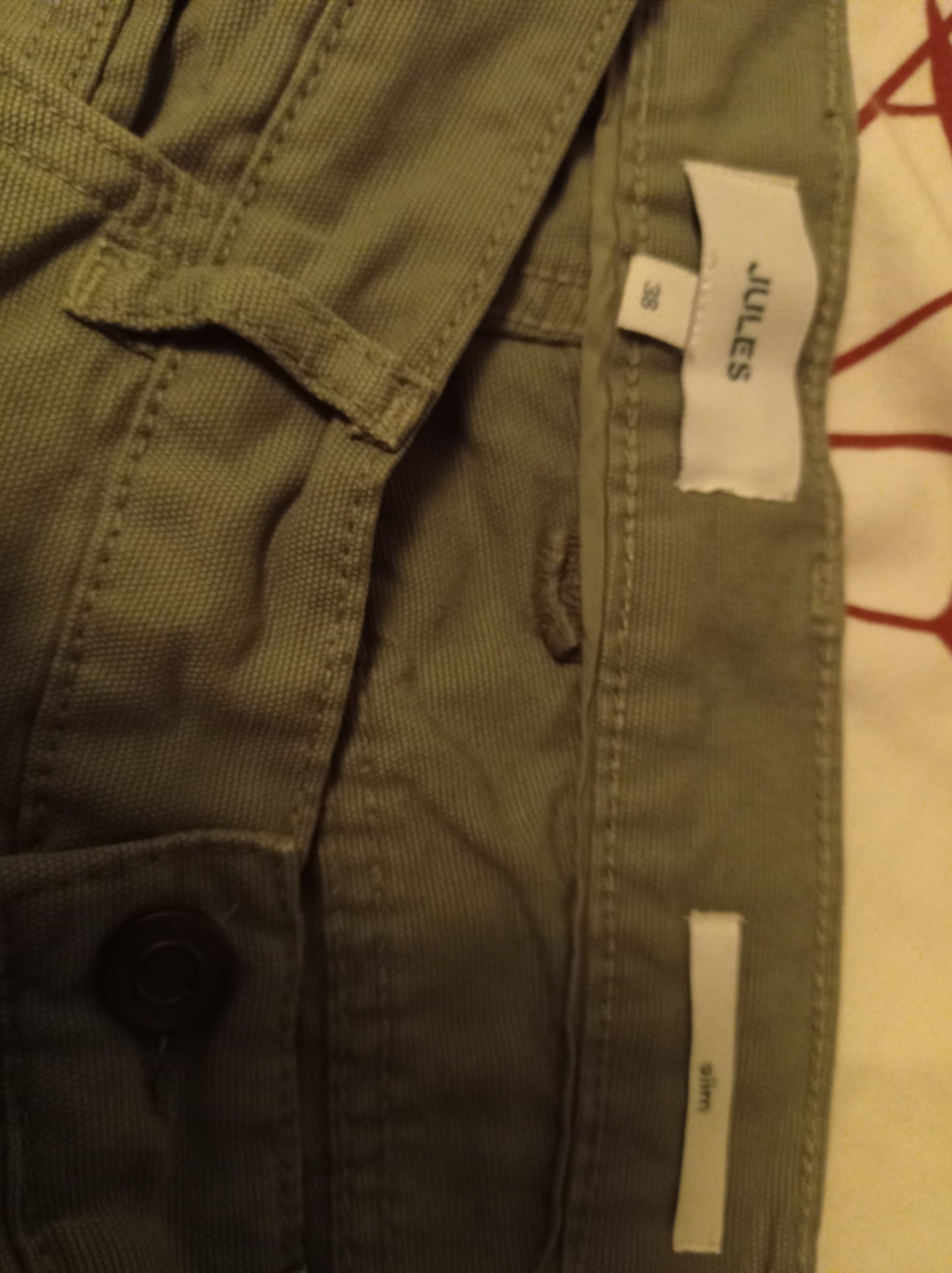 Pantalon vert slim taille 38